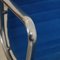 Silla Ea-105 de tela azul de Charles and Ray Eames, años 90, Imagen 7