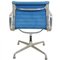 Ea-105 Stuhl aus Blauem Stoff von Charles & Ray Eames, 1990er 5