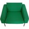 Fauteuil GE-34 en Tissu Vert par Hans Wegner, 1980s 5