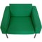 GE-34 Armchair in Green Fabric by Hans Wegner, 1980s, Image 5