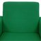 GE-34 Armchair in Green Fabric by Hans Wegner, 1980s 3