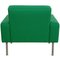 GE-34 Armchair in Green Fabric by Hans Wegner, 1980s 11