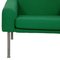 Fauteuil GE-34 en Tissu Vert par Hans Wegner, 1980s 4