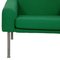 GE-34 Armchair in Green Fabric by Hans Wegner, 1980s, Image 4