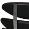 Chaise Corona en Cuir Noir par Poul Volther, 2000s 9