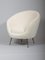 Mid-Century Italian Egg Shape Chairs in Alpaca Wool and Velvet, 1950s, Set of 2 11
