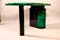 Green Parchment Desk with Gloss Lacquer by Aldo Tura, 1980s 5