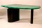 Green Parchment Desk with Gloss Lacquer by Aldo Tura, 1980s 3