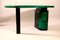 Green Parchment Desk with Gloss Lacquer by Aldo Tura, 1980s 4