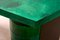 Green Parchment Desk with Gloss Lacquer by Aldo Tura, 1980s 7