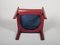 Italienische Modell 414 Cab Chairs aus rotem Leder von Mario Bellini für Cassina, 1980er, 2er Set 14