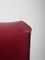 Italian Model 414 Cab Chairs in Red Leather by Mario Bellini for Cassina, 1980s, Set of 2, Image 13