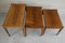 Vintage Nesting Tables in Rosewood, Set of 3, Image 7