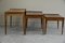 Vintage Nesting Tables in Rosewood, Set of 3 8
