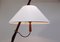 Adjustable Floor Lamp in Brass and Walnut by J. T. Kalmar for Kalmar, 1950s, Image 4