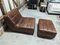 Lounge Chair and Footstool from Timothy Oulton, Set of 2 1
