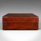 Small Antique English Lined Jewellery Box, 1860s 4