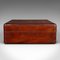 Small Antique English Lined Jewellery Box, 1860s, Image 4