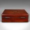 Small Antique English Lined Jewellery Box, 1860s 6