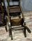 19th Century Medieval Chairs in Wood and Leather, Set of 6 3
