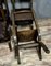 19th Century Medieval Chairs in Wood and Leather, Set of 6, Image 3