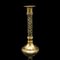 Antique English Ecclesiastical Brass Candlesticks, 1890s, Set of 2 6