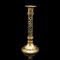 Antique English Ecclesiastical Brass Candlesticks, 1890s, Set of 2 5