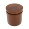 Cylindrical Wooden Tobacco Box, 1960s 3