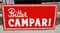 Campari Sign in Enameled Metal 1