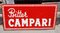 Campari Sign in Enameled Metal, Image 1