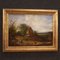 Artista americano, Paesaggio, 1854, Olio su tela, Immagine 5