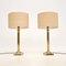 Vintage Brass Table Lamps, 1970, Set of 2 1