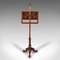 Tall Antique English Music Stand in Oak, 1880s, Image 7
