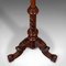 Tall Antique English Music Stand in Oak, 1880s, Image 12