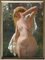 Alfejs Bromults, Nude, 1959, Oil on Cardboard, Image 1