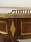 Louis XVI Demi Lune Mahogany Console Table with Marble Top 4
