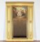 Espejo Trumeau de madera dorada de restauración de principios del siglo XIX, Imagen 1