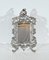 Small Late 19th Century Rocaille Table Mirror in Silver Bronze, Image 3