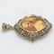 Brooch in Gold and Silver with Hand Painted Portrait, 1850, Image 6