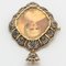 Brooch in Gold and Silver with Hand Painted Portrait, 1850, Image 7
