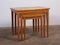 Vintage Danish Nesting Tables in Teak, 1960s, Set of 3, Image 1