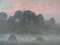 Alfejs Bromults, Morning Fog, 1965, Oil on Cardboard 5