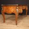 French Louis XV Style Inlaid Writing Desk, 1950s 6