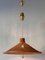 Large Mid-Century Modern Wicker Pulley Pendant Lamp, Scandinavia, 1960s 6