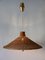 Large Mid-Century Modern Wicker Pulley Pendant Lamp, Scandinavia, 1960s 14