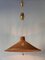 Large Mid-Century Modern Wicker Pulley Pendant Lamp, Scandinavia, 1960s 3