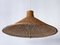 Large Mid-Century Modern Wicker Pulley Pendant Lamp, Scandinavia, 1960s 15