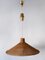 Large Mid-Century Modern Wicker Pulley Pendant Lamp, Scandinavia, 1960s 12