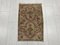 Vintage Brown Wool Small Rug, 1960s 1