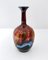 Postmodern Glazed Earthenware Vase by Giovanni Poggi for San Giorgio Albisola Ceramics, 1975 1